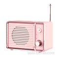 Rechargeable Retro TV Speaker Mini Vintage Speaker